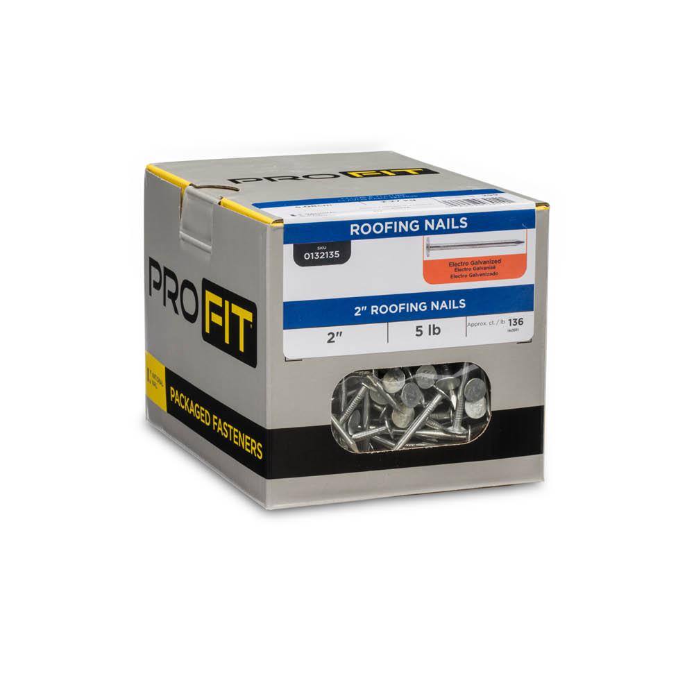National Nail PRO-FIT EG Hand Drive Roofing Nails 2" 5 lb