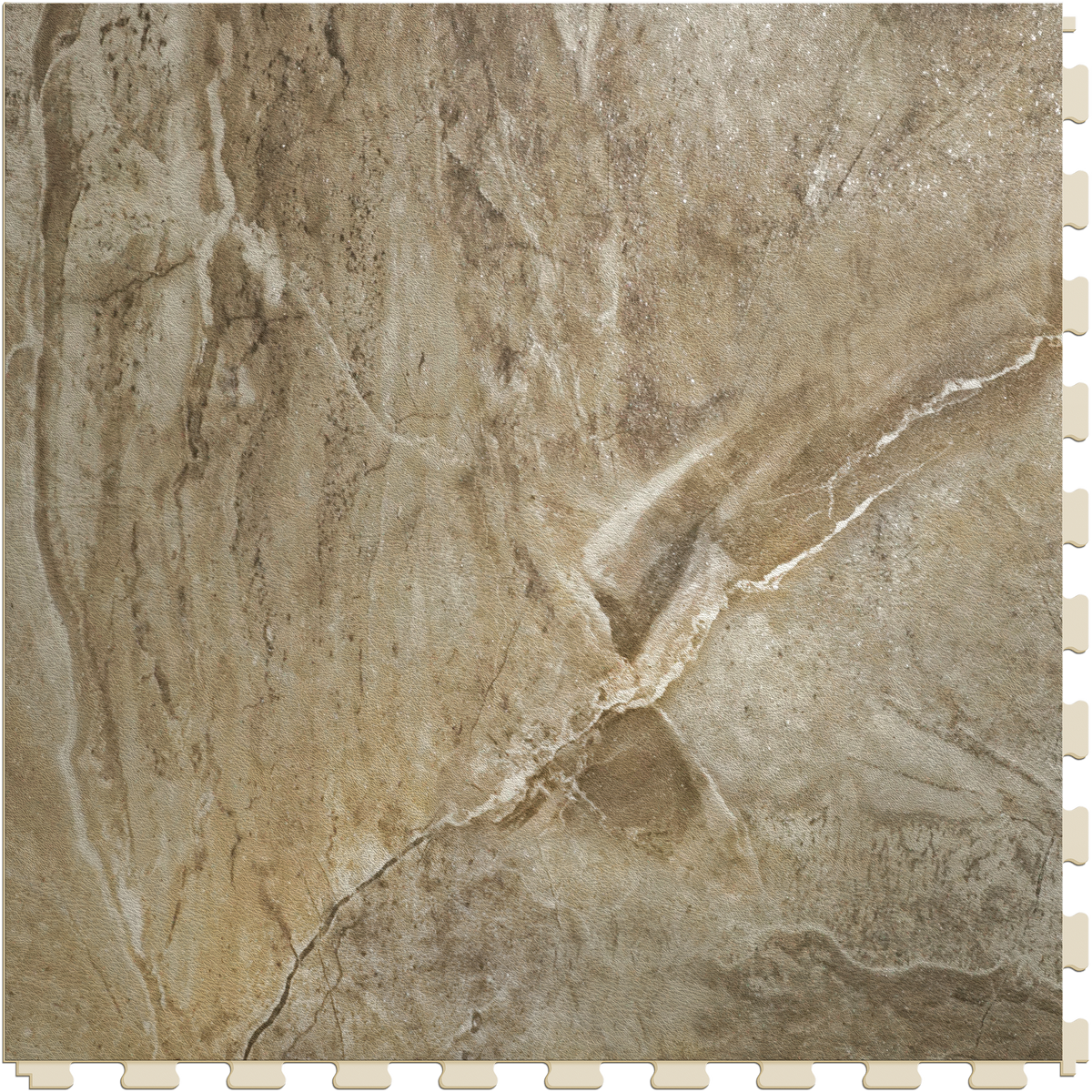 Perfection Floor Tile Stone Creek Canyon Stone/Satin Vinyl Tile Sample