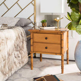 Safavieh Mina Brown Nightstand, 23 x 20 x 25.2 in