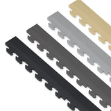 Norsk 9.5 in. x 18.5 in. Beige Multi-Purpose Commercial PVC Garage Flooring Tile Trim Kit (20 sq. ft.)