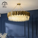 DLSS Lighting New Design Pendant Light Optical Grade Crystal Lamp Indoor Living Room Chandelier