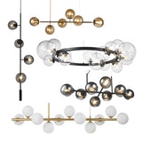 DLSSlighting Nordic Style Interior-Lighting E27 Glass Dining LED Chandelier Lights-Lighting