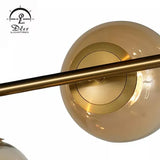 DLSSlighting Nordic Style Modern Design Home Dining Table Glass Ball Hanging Decorative LED Ceiling Pendant Light