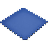 Norsk 16 sq ft Interlocking Foam Floor Mat, 4-Pack, Reversible Black/Blue