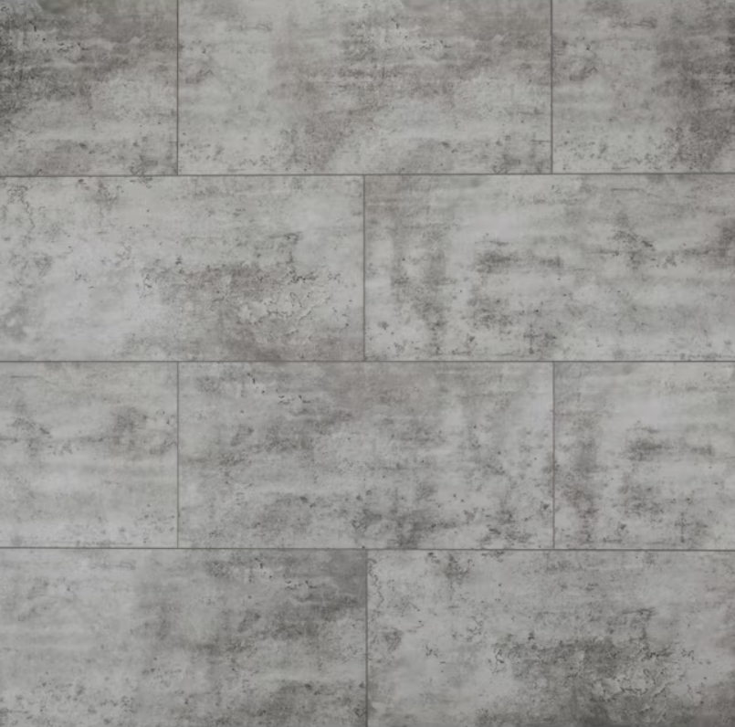 Nouveax Thundercloud 20-mil x 12-in W x 24-in L Waterproof Interlocking Luxury Vinyl Tile Flooring
