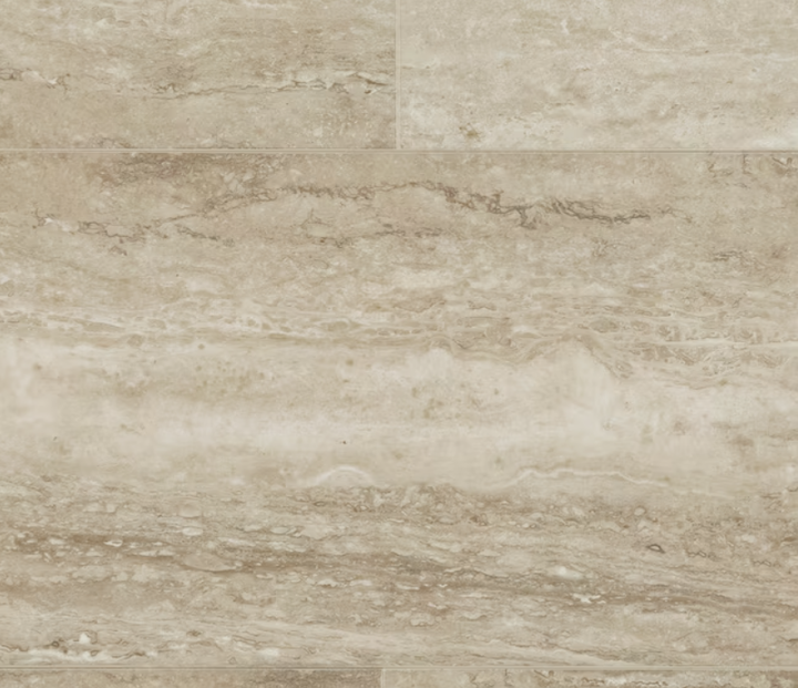 Nouveax (Sample) Positano Travertine Waterproof Stone Look Interlocking Vinyl Tile