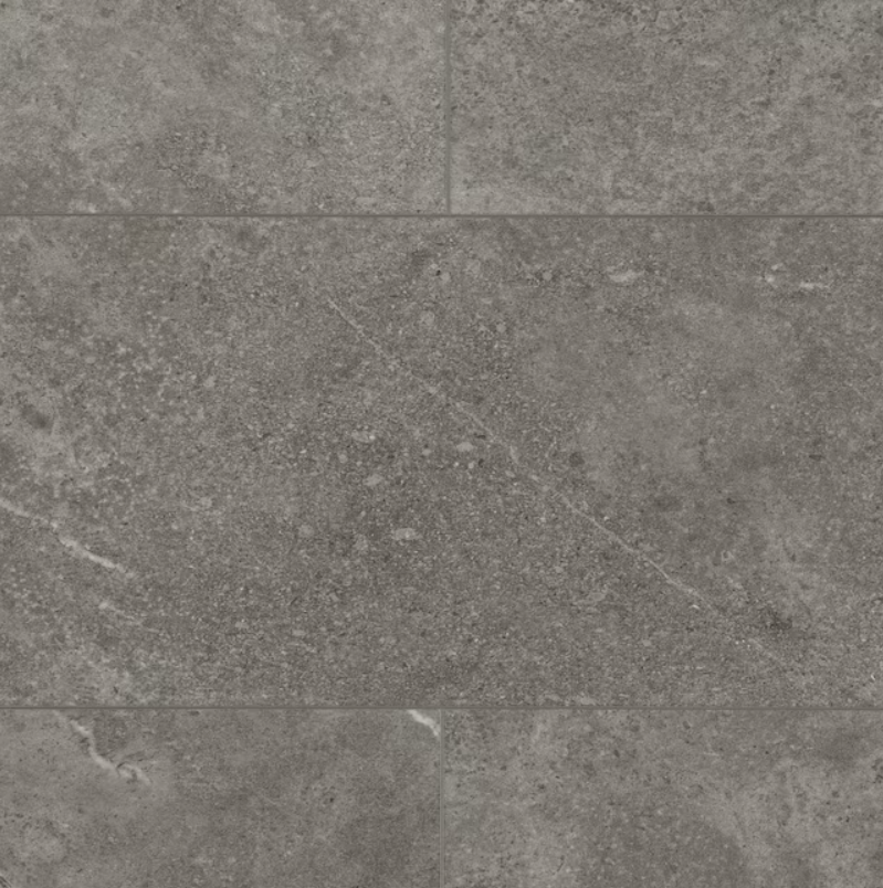 Nouveax (Sample) Wellington Gray Vinyl Tile Sample - Interlocking, Waterproof, Commercial/Residential