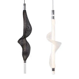 DLSS Lighting Nylon Acrylic LED Modern Chandelier Lighting Horizontal Vertical