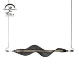 DLSS Lighting Nylon Acrylic LED Modern Chandelier Lighting Horizontal Vertical