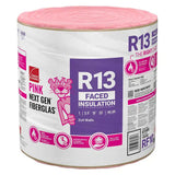Owens Corning PINK Next Gen Fiberglas Kraft Faced Wood Framing Insulation R-13, 15" x 32'