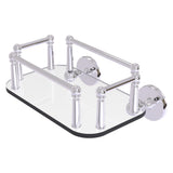 Allied Brass Prestige Skyline Collection Wall Mounted Glass Guest Towel Tray in Venetian Bronze