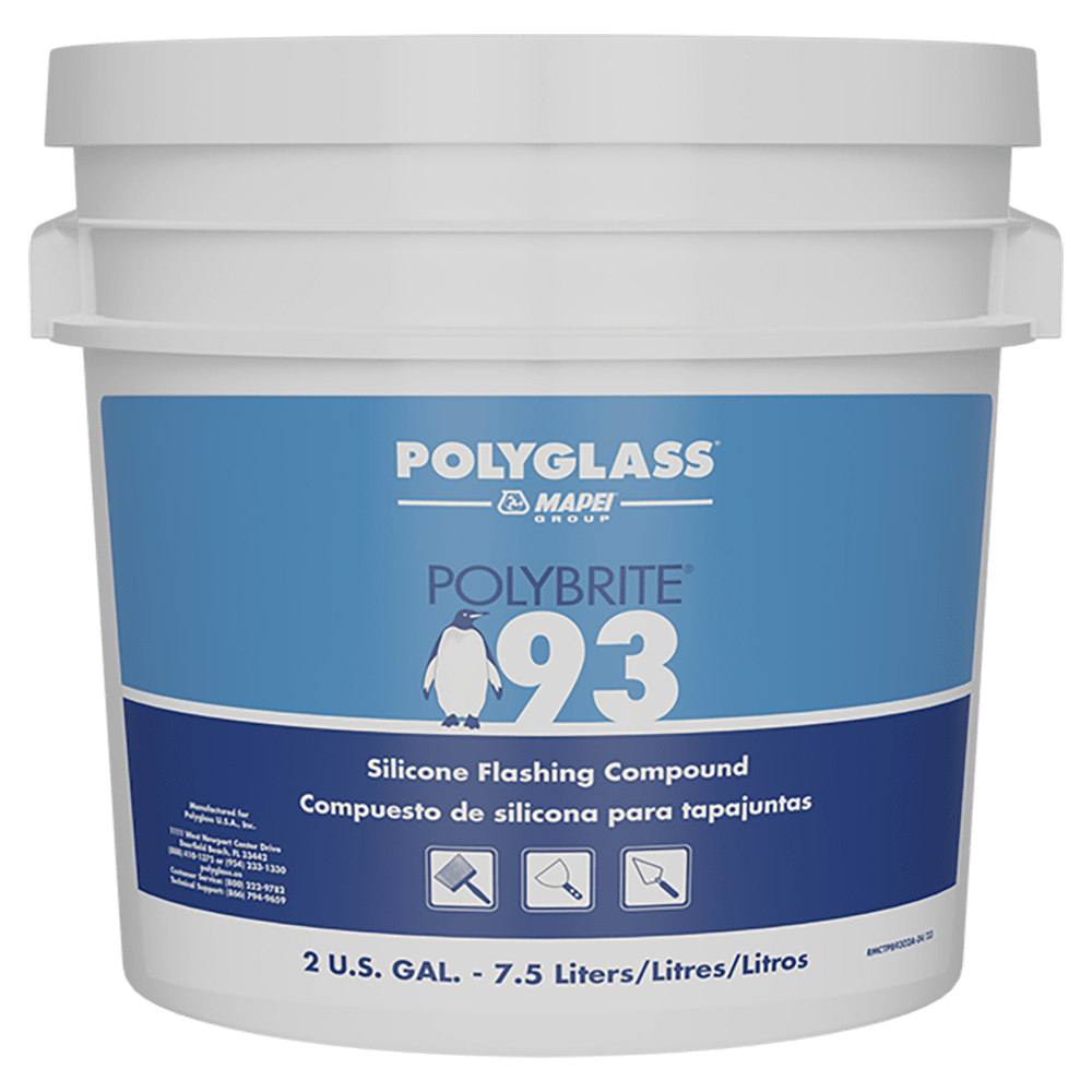 Polyglass PolyBrite 93 Silicone Flashing Compound 2 gal