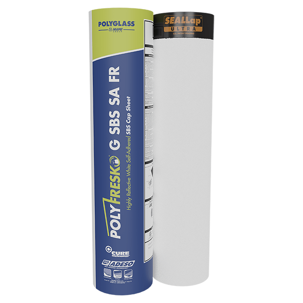 Polyglass Polyfresko G SBS SA FR Cap Sheet White
