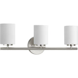 Progress Lighting Replay Collection Three-Light Bath & Vanity, 22 in, Up/Down Mount