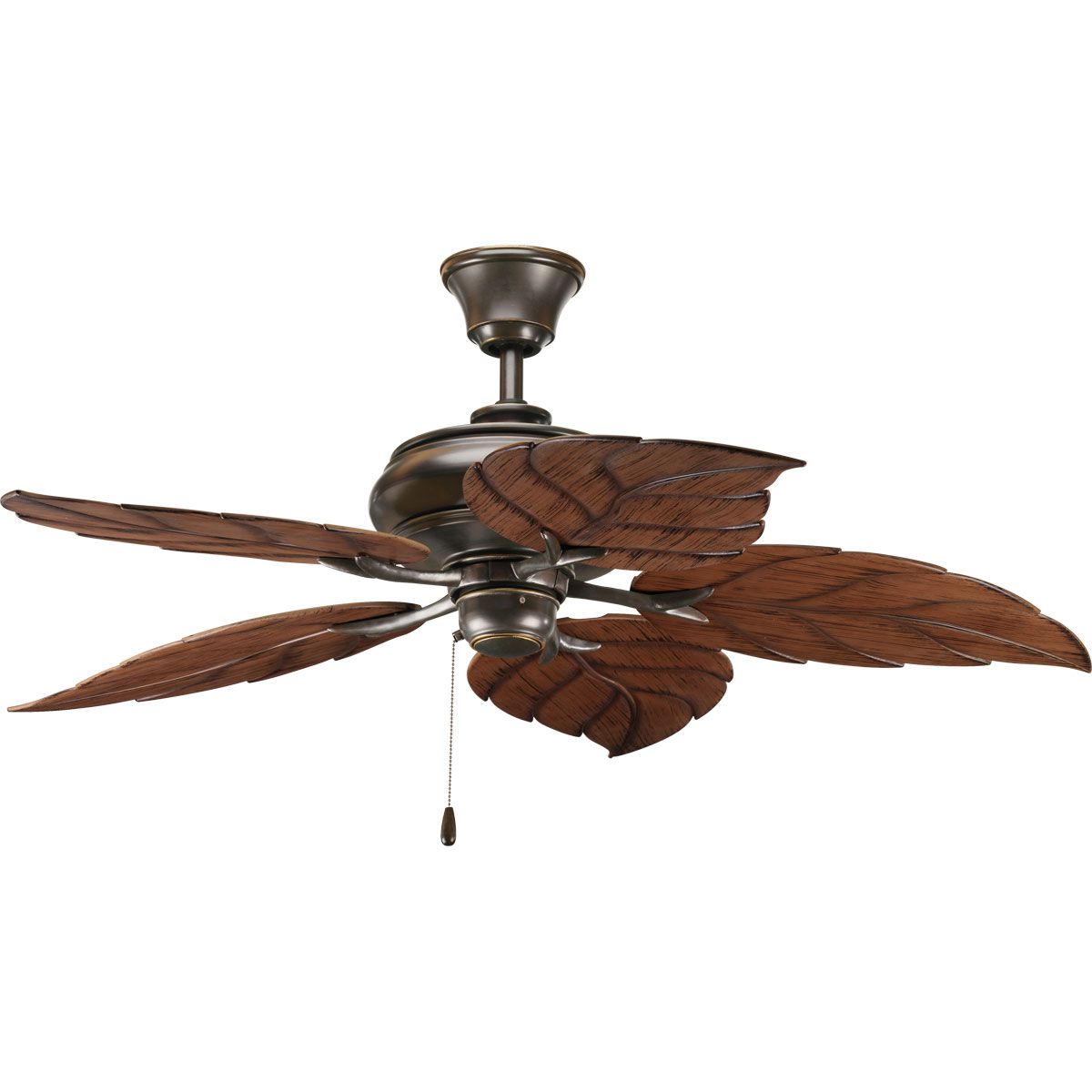 Progress Lighting AirPro Collection 52" Five-Blade Indoor/Outdoor Ceiling Fan (Antique Bronze)
