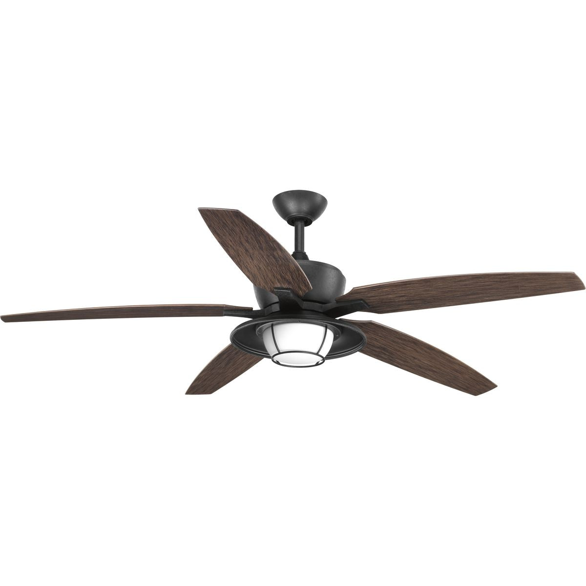 Progress Lighting Montague 60-in White LED Indoor/Outdoor Ceiling Fan with Remote (5-Blade)