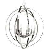 Progress Lighting Equinox 6-Light Antique Bronze Transitional Chandelier