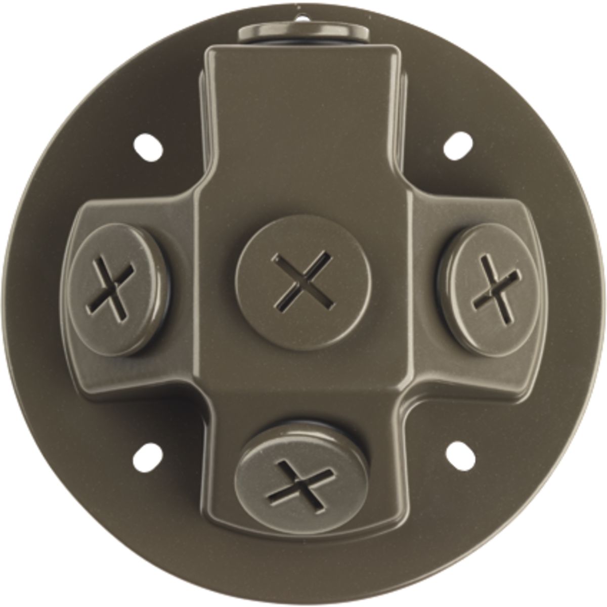 Progress Lighting Security Light Back Plate, 4.81 in Round, Outdoor