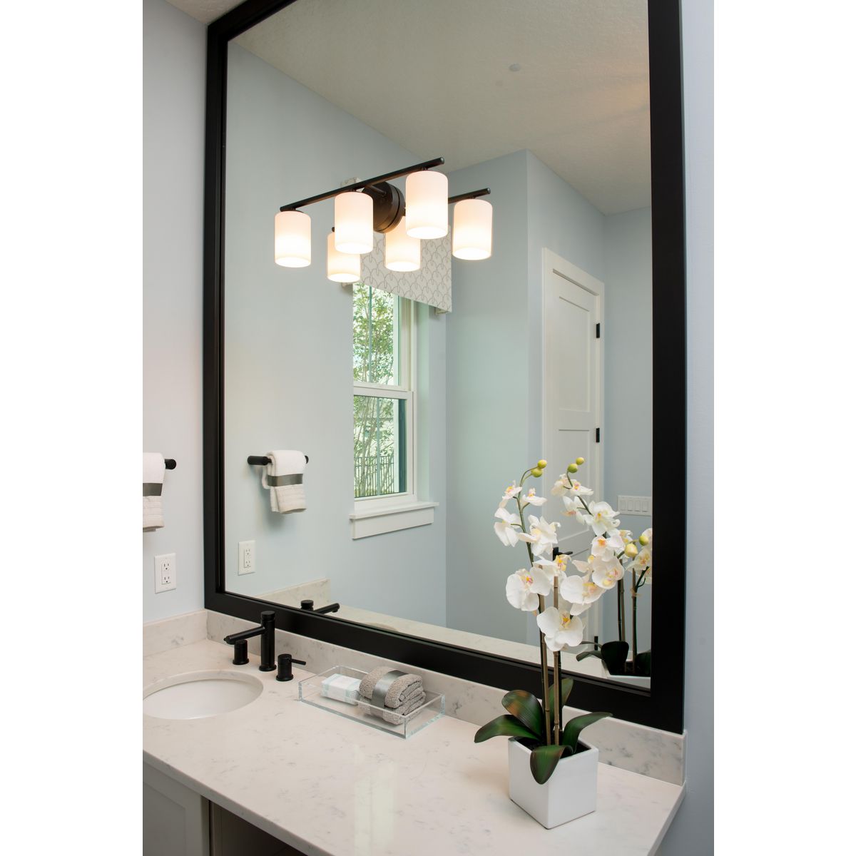 Progress Lighting Replay Collection Three-Light Bath & Vanity, 22 in, Up/Down Mount