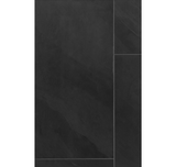 Parallelo Nero Porcelain Wall and Floor Tile - 15 x 30 in.
