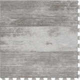 Perfection Floor Tile Sample — Coastal Collection Seaport/Satin Water-Resistant Wood-Look Interlocking Vinyl Tile, 20‑mil Wear Layer