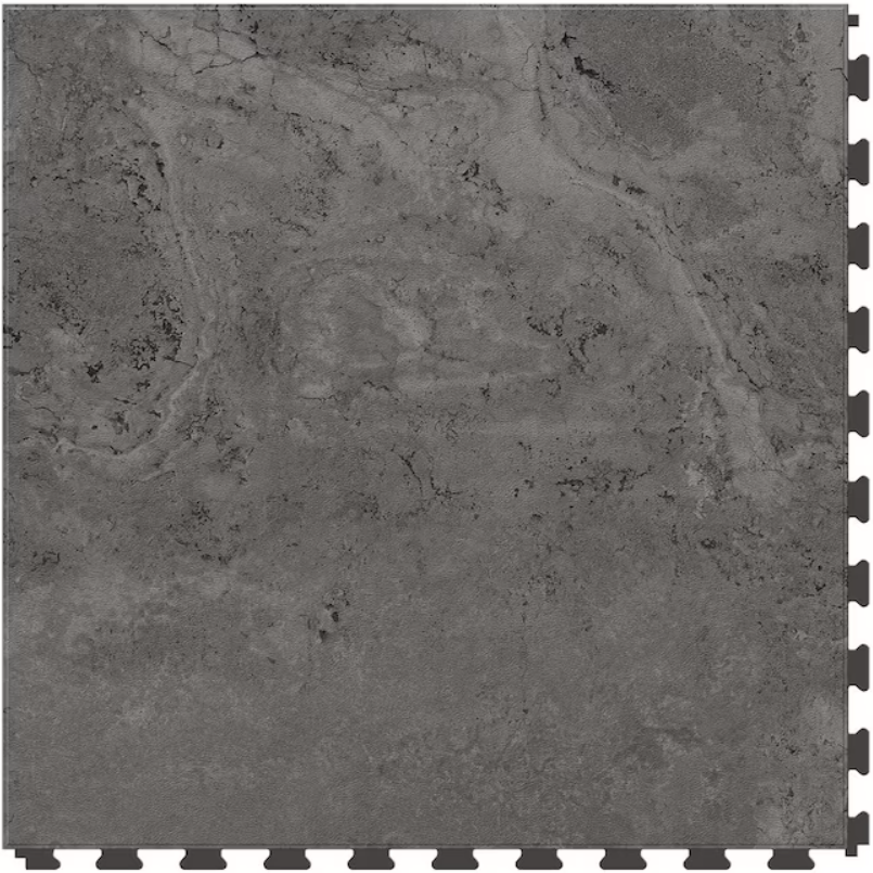 Perfection Floor Tile Sample – Travertine Collection Amtico/Satin Interlocking Vinyl Tile, 3 in x 10 in, 15-mil Wear Layer