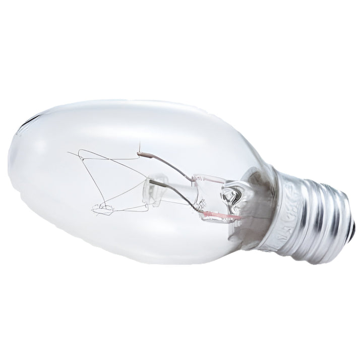 Philips 7-Watt C7 Incandescent Night-Light Replacement Light Bulb, Clear, E12 Candelabra Base (4-Pack)