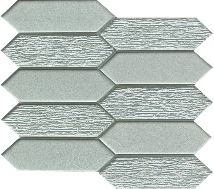 Emser Picket 11-Pack Blue Glass Border Tile, 10 in. x 10 in.