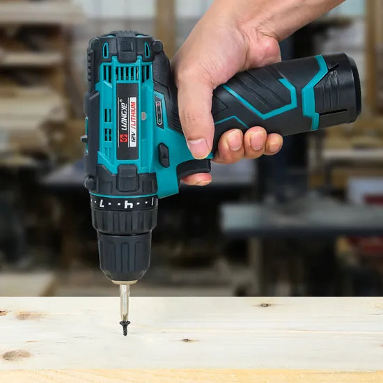 Power Tools Factory Liangye 12V Rechargeable Battery Cordless Drill Driver
