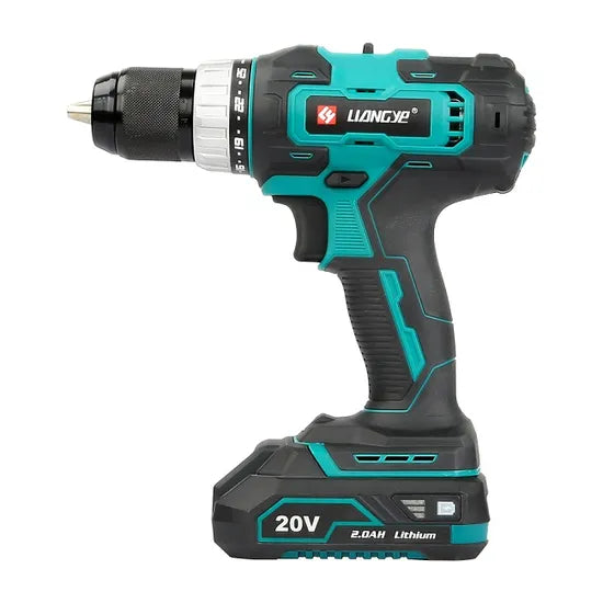 Power Tools Factory Liangye 18V 13 Inch Cordless Battery Operated Screwdriver Drill