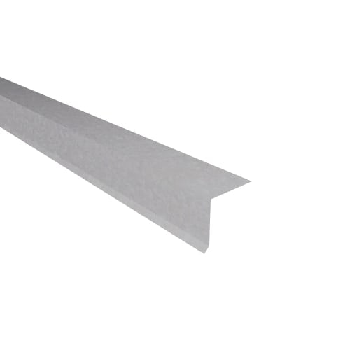 Able Galvanized Drip Edge White 2" x 2" 26 GA 110 degree