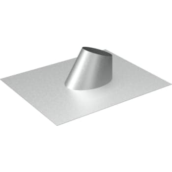 Able Galvanized Pipe Flashing with FHA Base 1/2" 26 GA