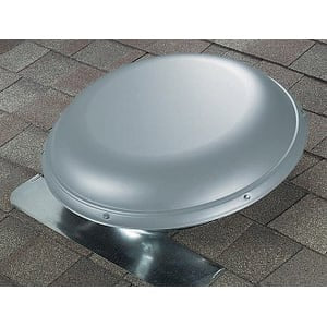 Air Vent Roof-Mount Power Attic Vent PC12 with Humidistat/Thermostat 1170 CFM Brown