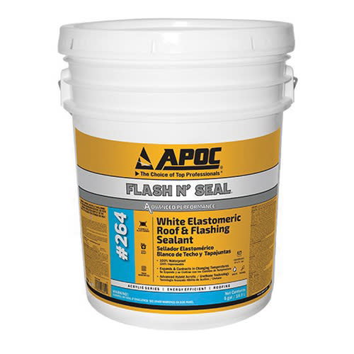 APOC 264 Flash N’ Seal Elastomeric Roof & Flashing Sealant White 10.1 oz
