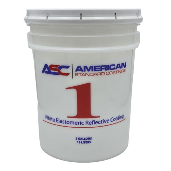 ASC 1 Elastomeric Roof Coating White 5 gal