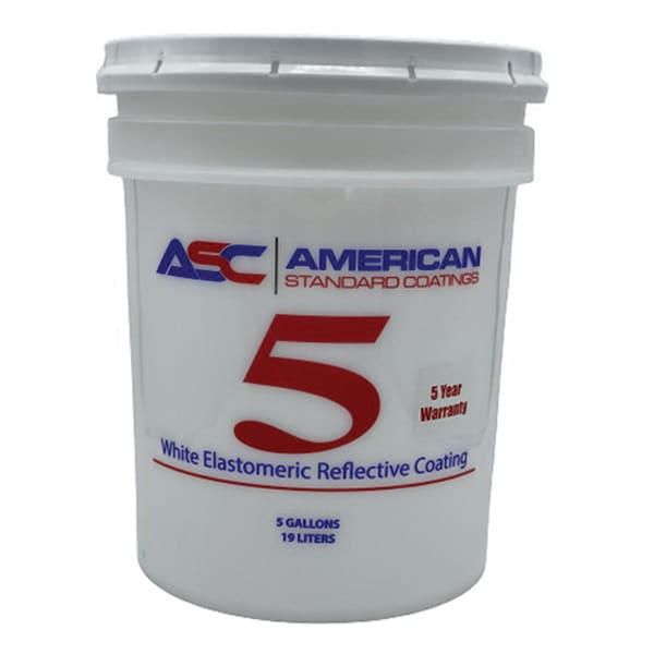 ASC 5.05 Elastomeric Roof Coating - B White 5 gal