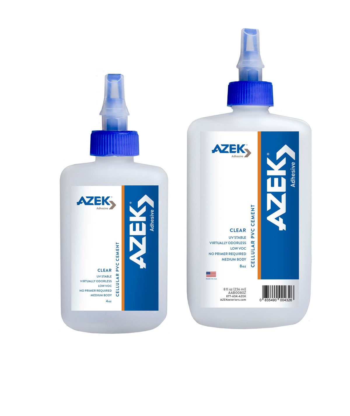 AZEK Adhesive In Plastic Squeeze Bottle 8 oz
