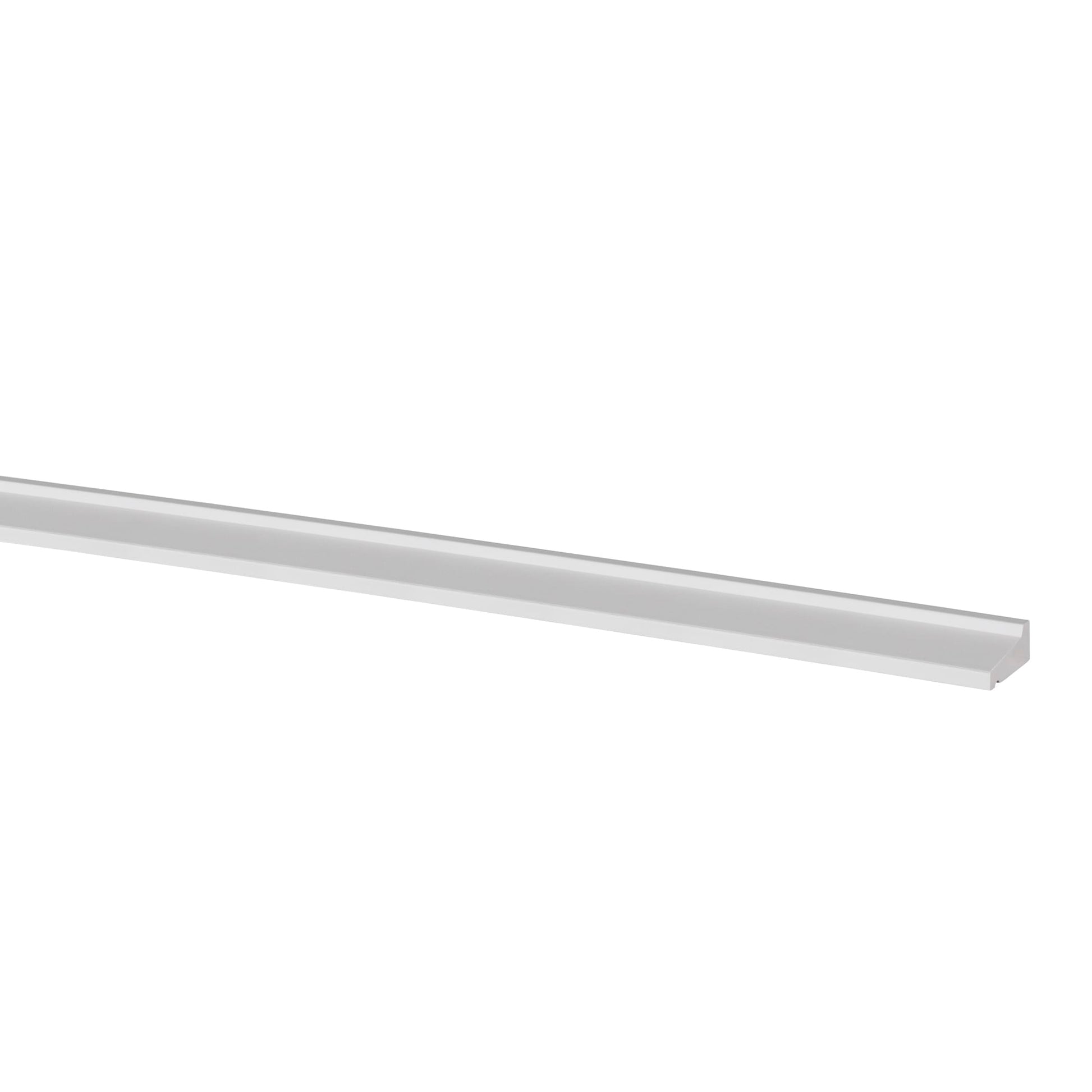 AZEK PVC Drip Cap Moulding AZM-197 White AZM-197 - 11/16" x 1-5/8" x 16'