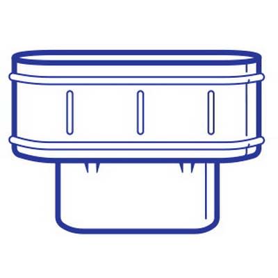 Bay Cities Oval All Purpose Cap 4"