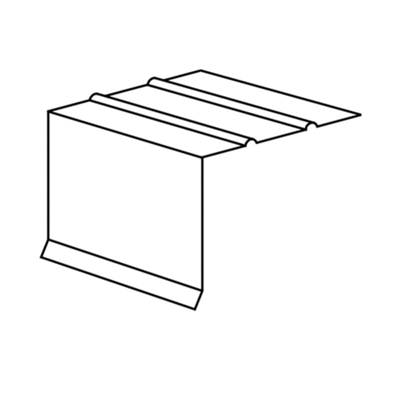 TopShield Aluminum C55 Drip Edge 30 Degree White 2-3/4" .016