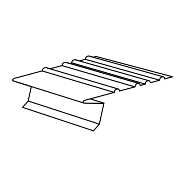 TopShield Aluminum F55 Drip Edge 30 Degree White 5-1/2" .0125 Economy