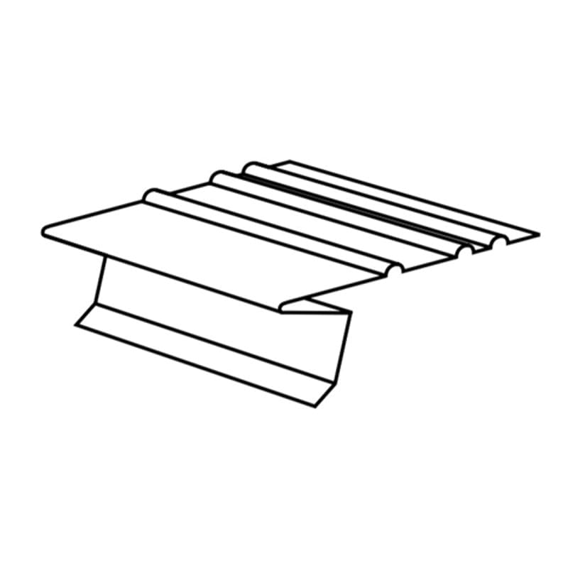 TopShield Aluminum F5 Open Drip Edge Flashing Royal Brown 10' .012