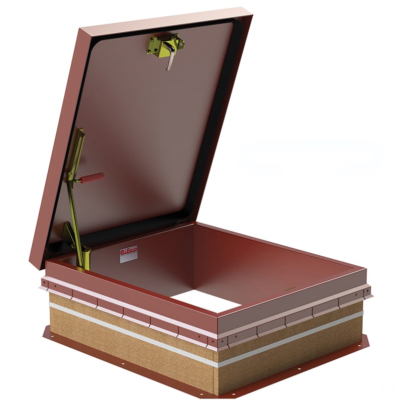 Bilco S-20 Galvanized Roof Hatch-Ladder Access