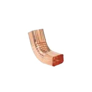 Berger Square Aluminum Corrugated B Elbow High Gloss White 2" x 3" .016