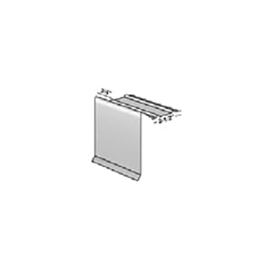 Berger Aluminum H6F Slag Stop 30 Degree White 3" .016
