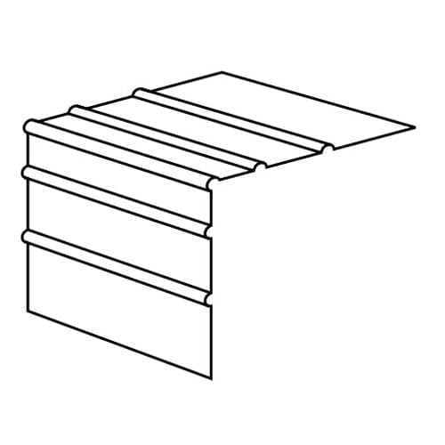 TopShield Aluminum E6 Roofers Angle 3" x 3" .016