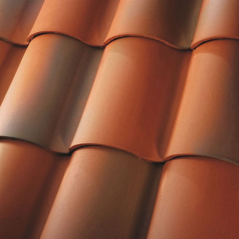 Boral Clay Standard 1-Piece "S" Field Tile El Camino Blend
