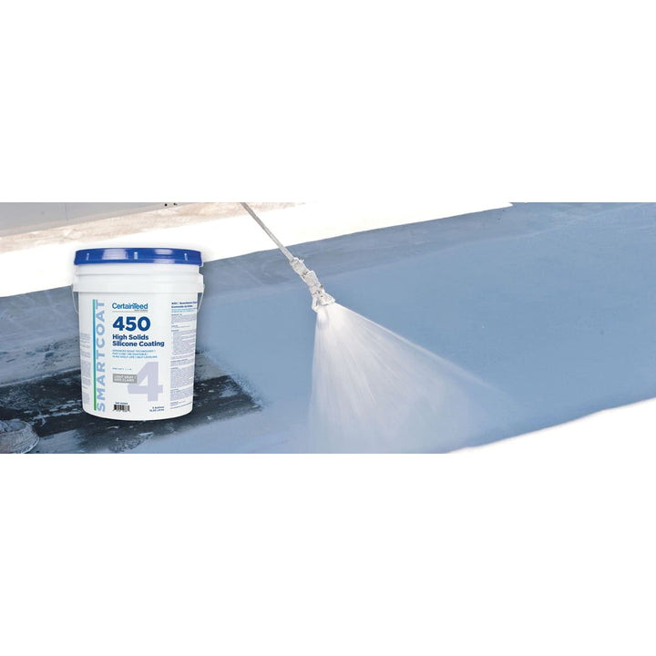 CertainTeed SMARTCOAT 450 High Solids Silicone White 5 gal