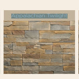 CertainTeed STONEfaçade Ledgestone Corners Appalachian Twilight 3" x 12" x 8" Left