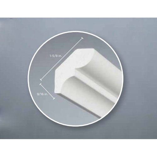 CertainTeed Restoration Millwork PVC Bed Moulding